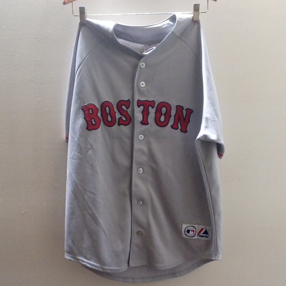 Boston Gray Baseball Jersey Size Large